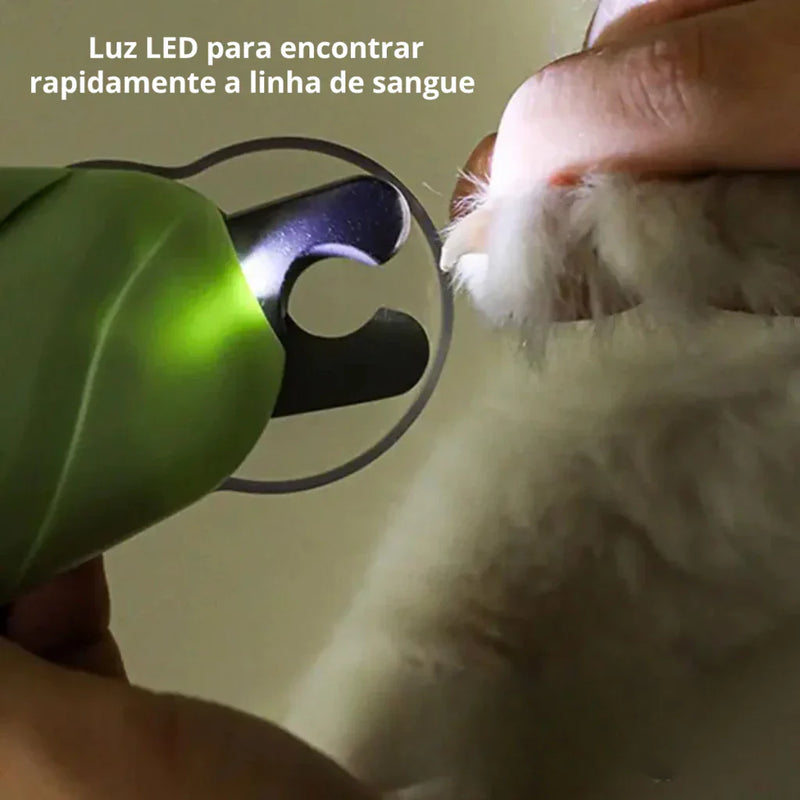 Kit Cortador de Unhas com Lixa para Cães e Gatos